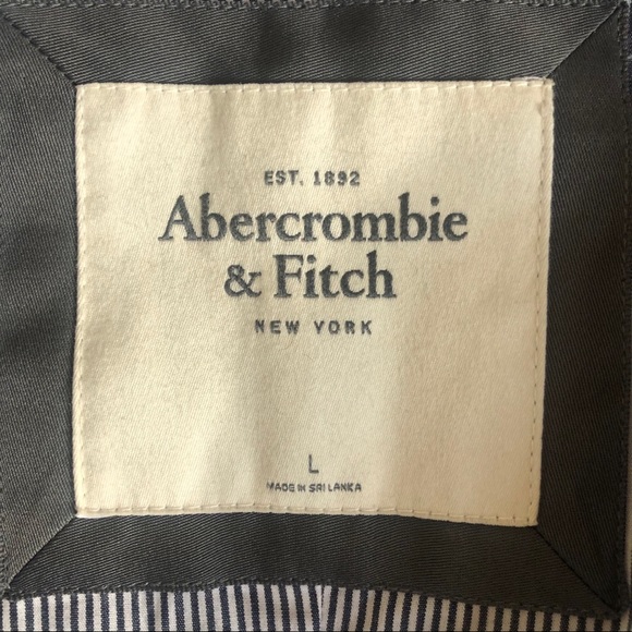 Abercrombie Fitch navy wool preppy blazer/Jacket L - Picture 10 of 11